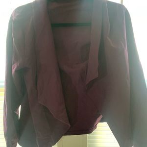 Silly purple long sleeve top/jacket